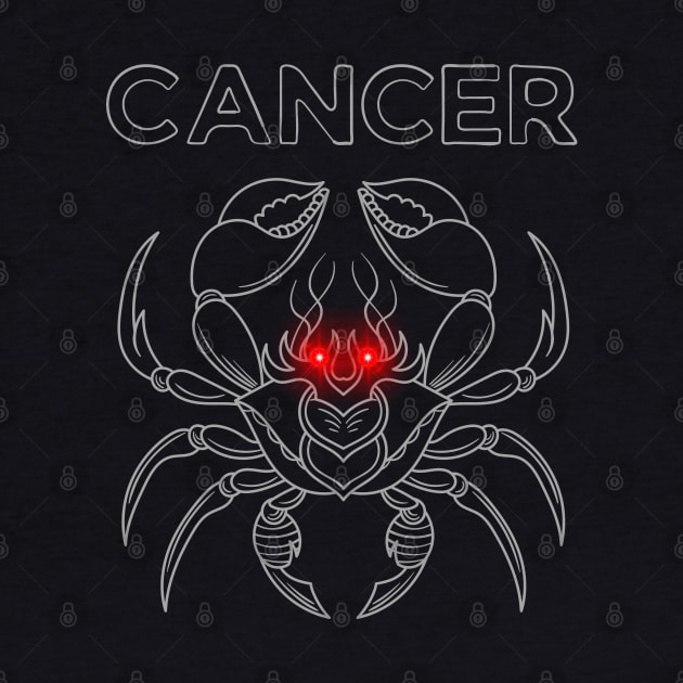 Cancer | Evil Red Eyed Crab by MysticZodiac